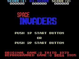 Backdrop artwork for Space Invaders