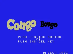 Congo Bongo screenshot