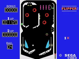 Backdrop artwork for Sega Flipper