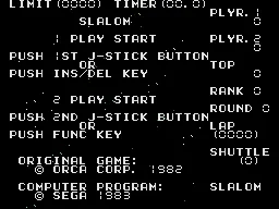 Space Slalom screenshot