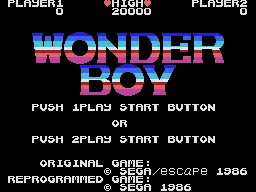 Wonder Boy screenshot