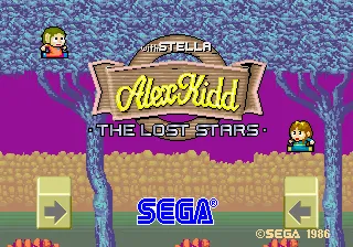 Alex Kidd: The Lost Stars screenshot
