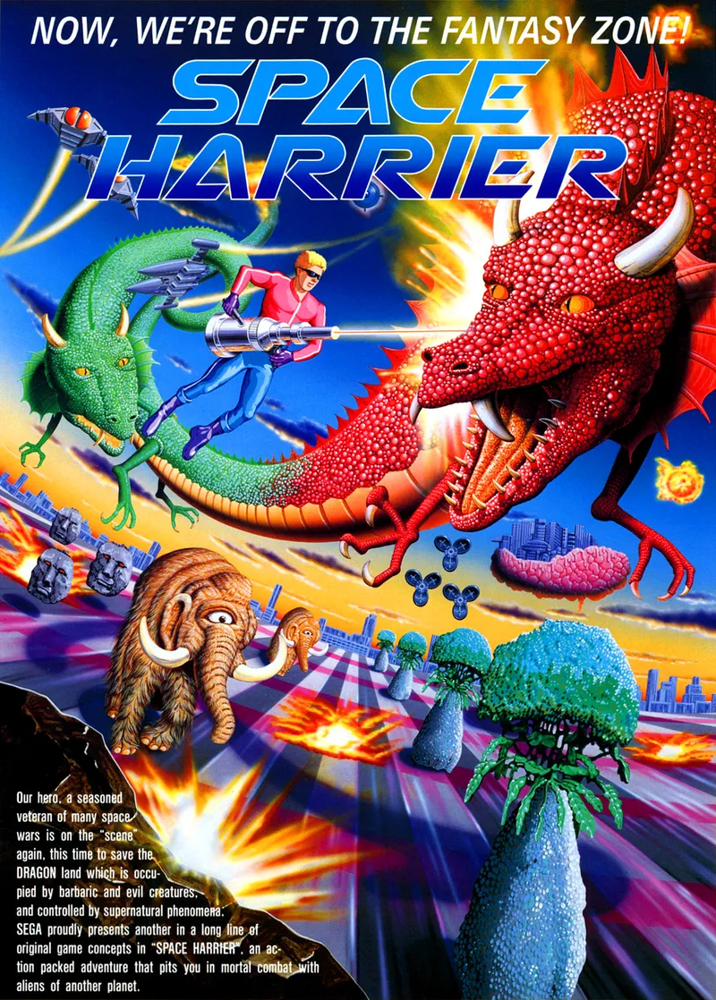 Space Harrier box art