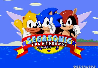 Backdrop artwork for SegaSonic the Hedgehog