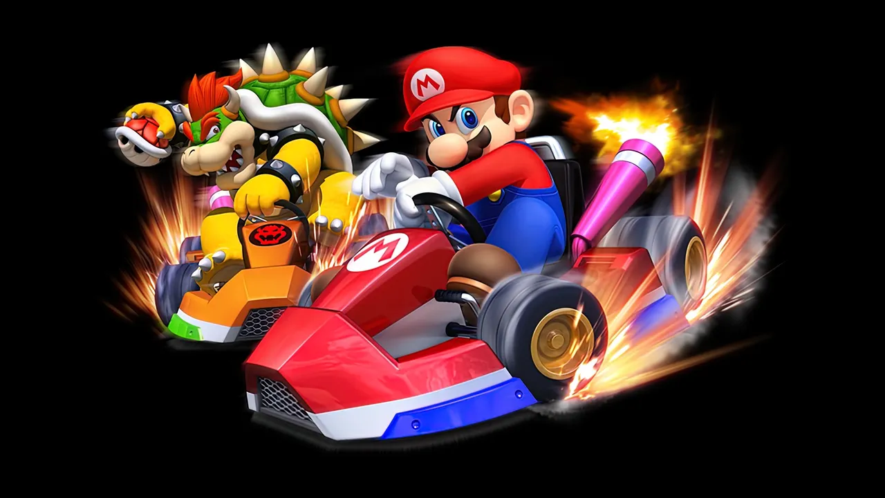 Backdrop artwork for Mario Kart Arcade GP 2