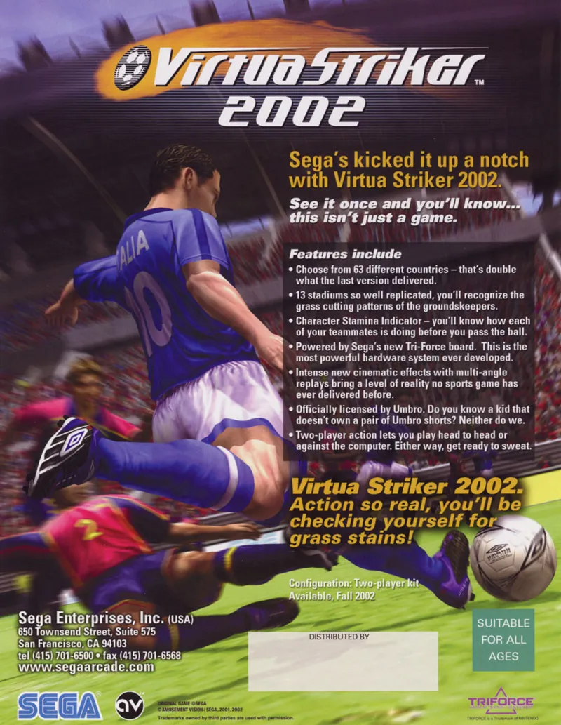 Virtua Striker 3 Ver. 2002 box art