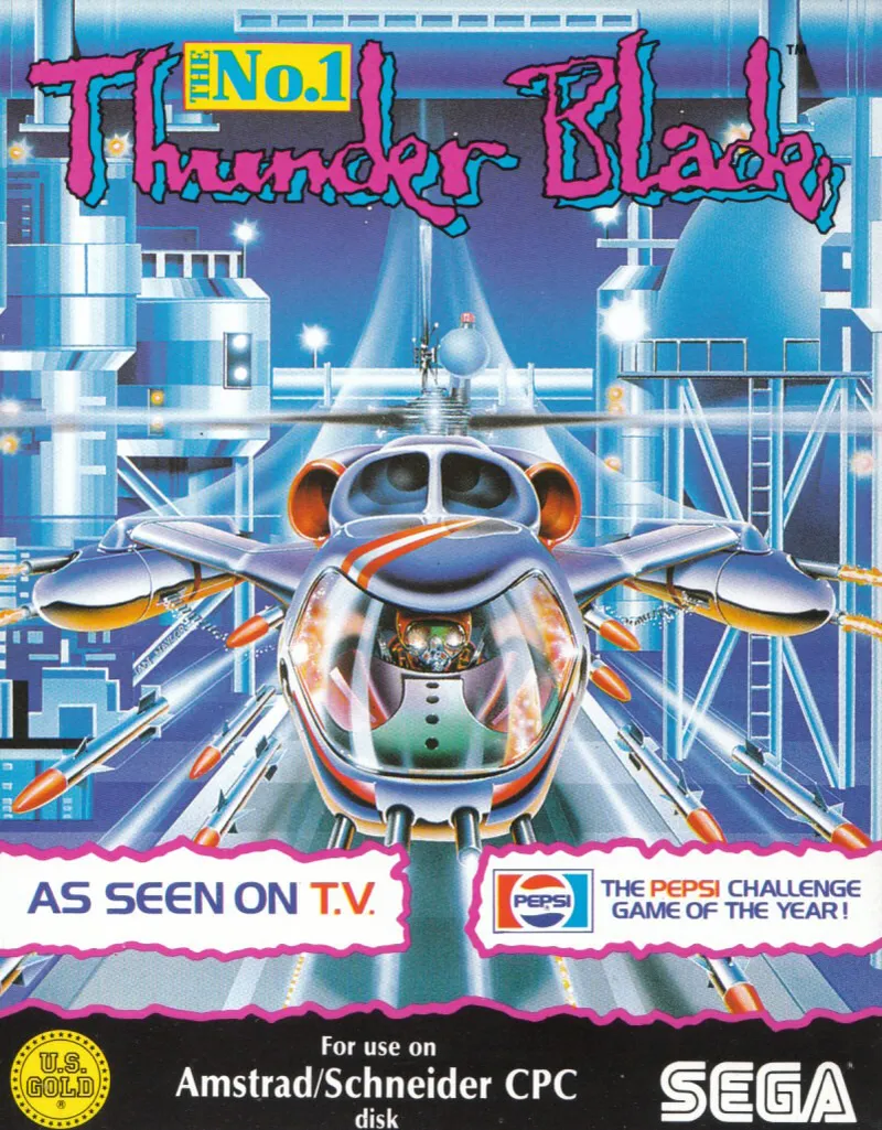 Thunder Blade box art
