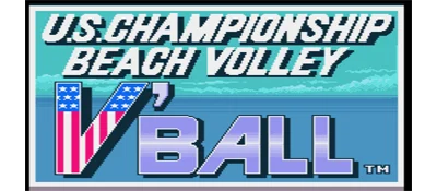 U.S. Championship Beach Volley V'ball logo