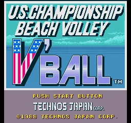 Backdrop artwork for U.S. Championship Beach Volley V'ball