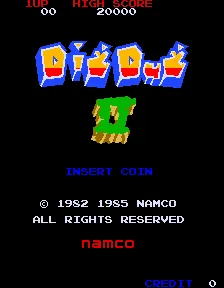 Backdrop artwork for Video Game Anthology Vol. 12: Dig Dug/Dig Dug II
