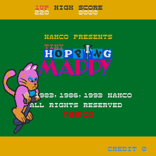 Backdrop artwork for Tiny Hopping Mappy