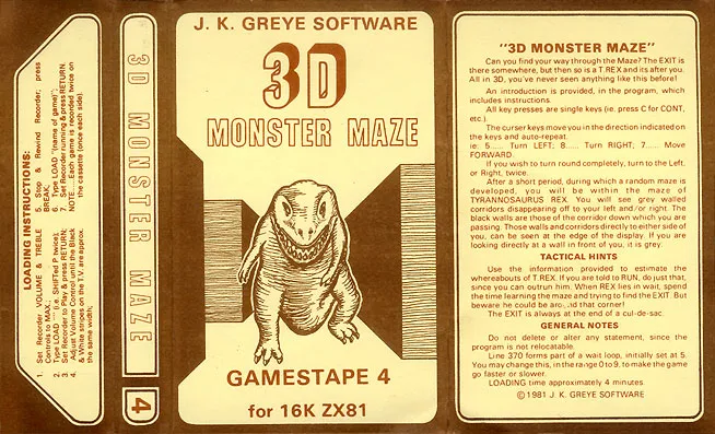 3DMonsterMaze box art