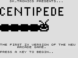Centipede screenshot