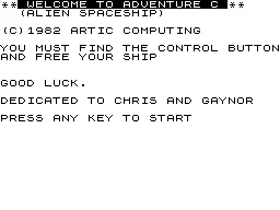 Backdrop artwork for Adventure C ship of doom