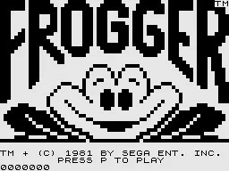 Backdrop artwork for Frogger