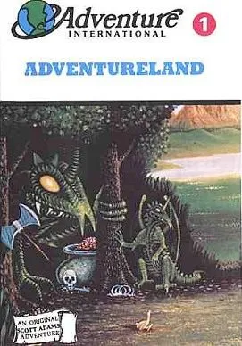 Adventure 1 Adventureland cover art for Sinclair ZX Spectrum