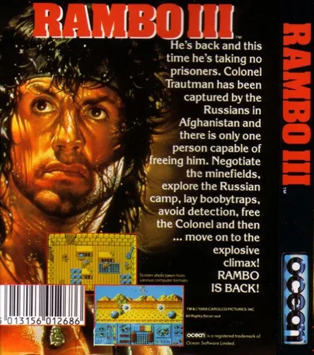 Rambo III box back