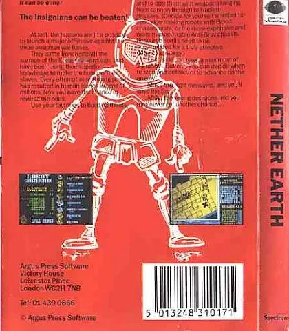 Nether Earth box back