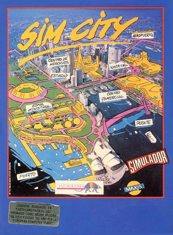 Sim City box art