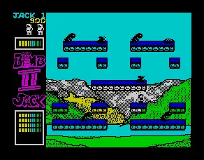 Backdrop artwork for Bomb Jack II
