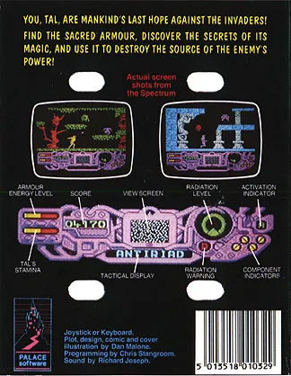The Sacred Armour of Antiriad box back