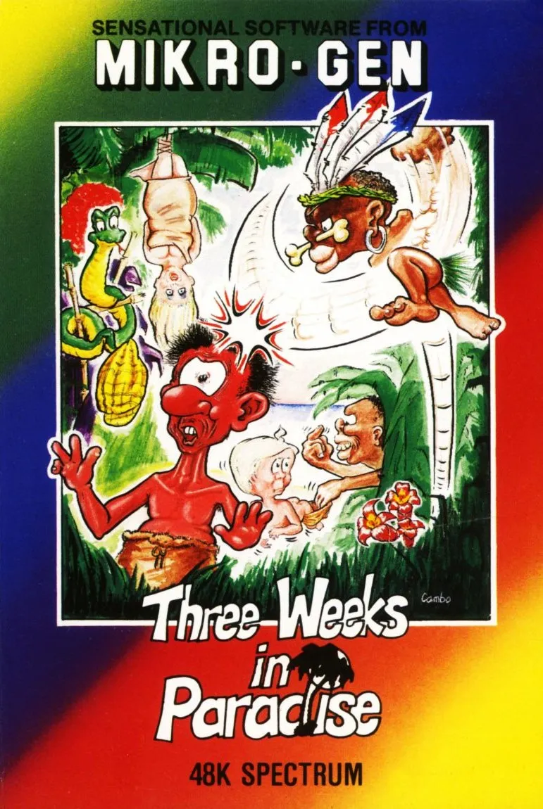 Three Weeks in Paradise box art