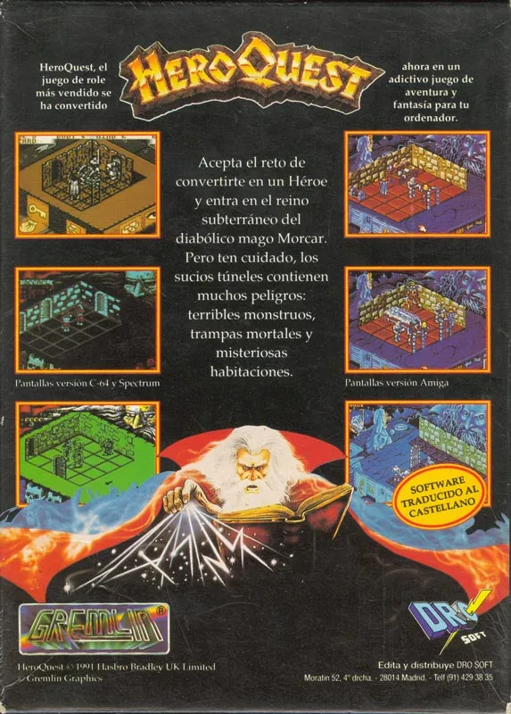HeroQuest box back