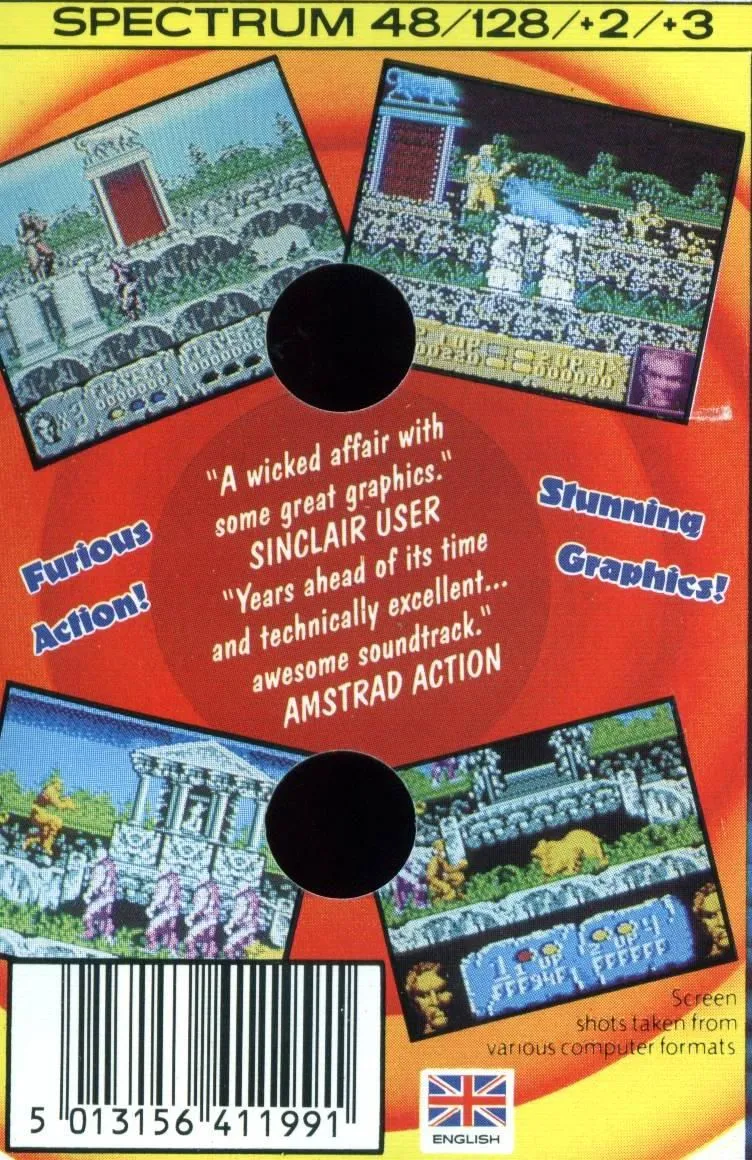 Altered Beast box back
