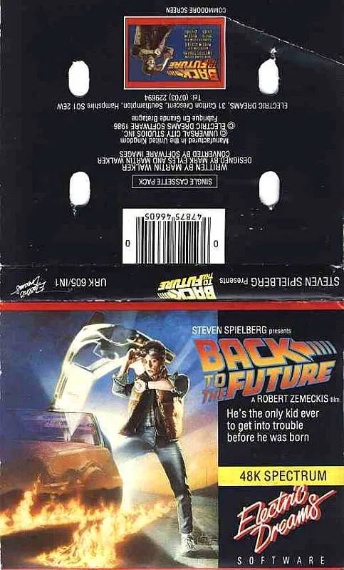 Back to the Future box art