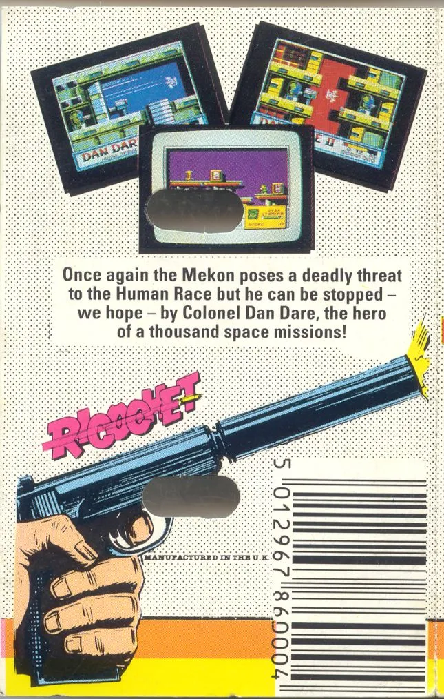 Dan Dare II: Mekon's Revenge box back