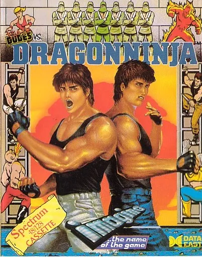 Bad Dudes vs. Dragon Ninja cover art for Sinclair ZX Spectrum