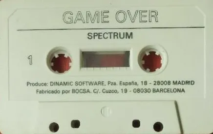 Game Over cart