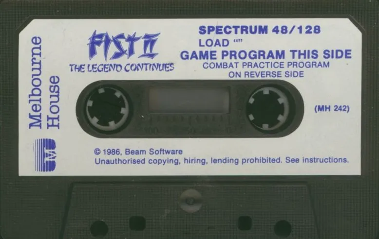 Fist II: The Legend Continues cart