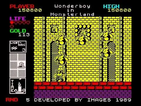 Backdrop artwork for Super Wonder Boy In Monsterland