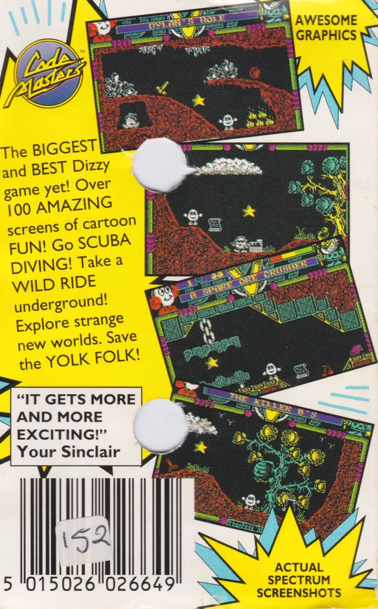 Spellbound Dizzy box back