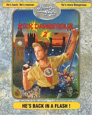 Rick Dangerous 2 box art