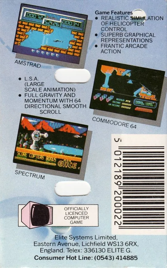Airwolf box back