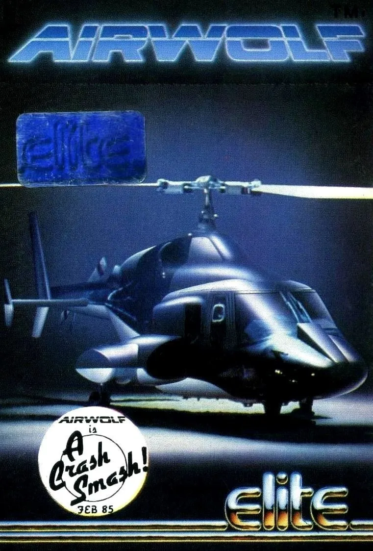 Airwolf cover art for Sinclair ZX Spectrum