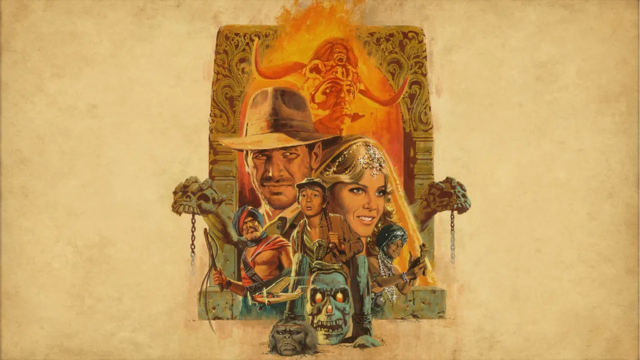 Backdrop artwork for Indiana Jones and the Temple of Doom