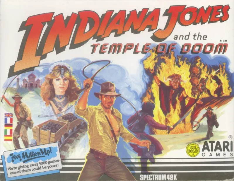Indiana Jones and the Temple of Doom box art