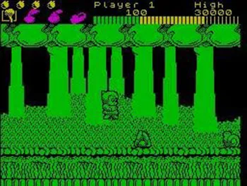 Backdrop artwork for Wonder Boy