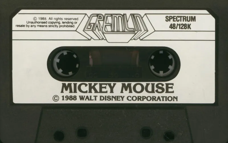 Mickey Mouse: The Computer Game cart