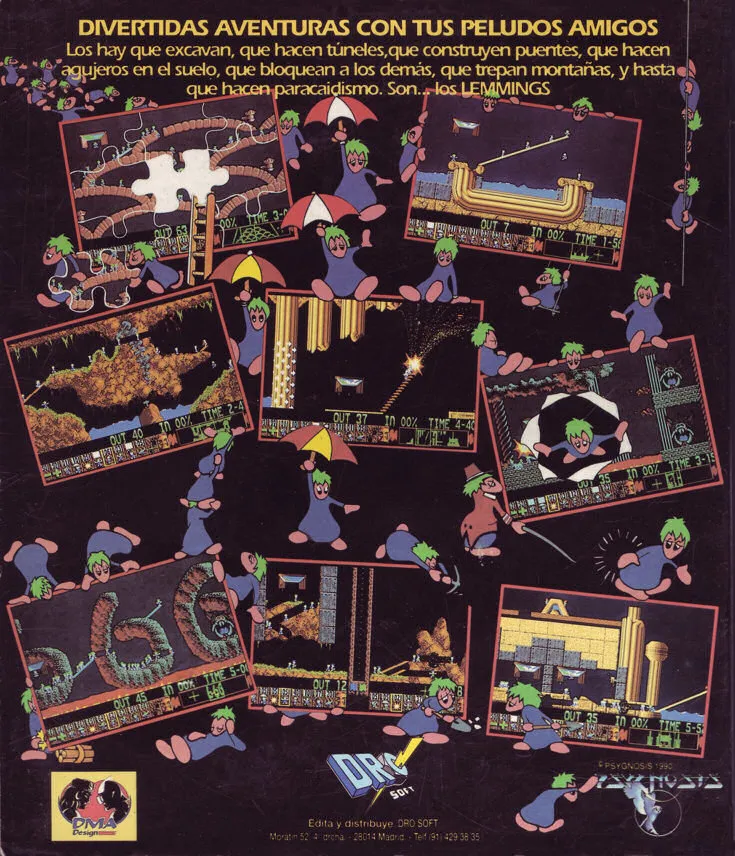 Lemmings box back