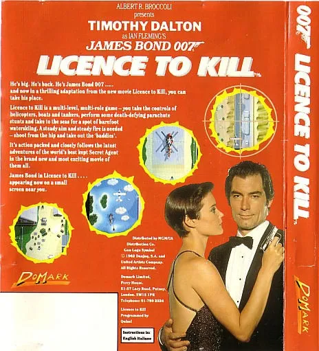 Licence to Kill box back