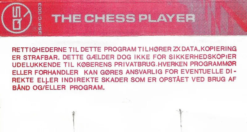 The Chess Player box back