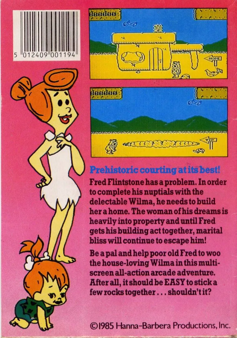 Yabba Dabba Doo! box back