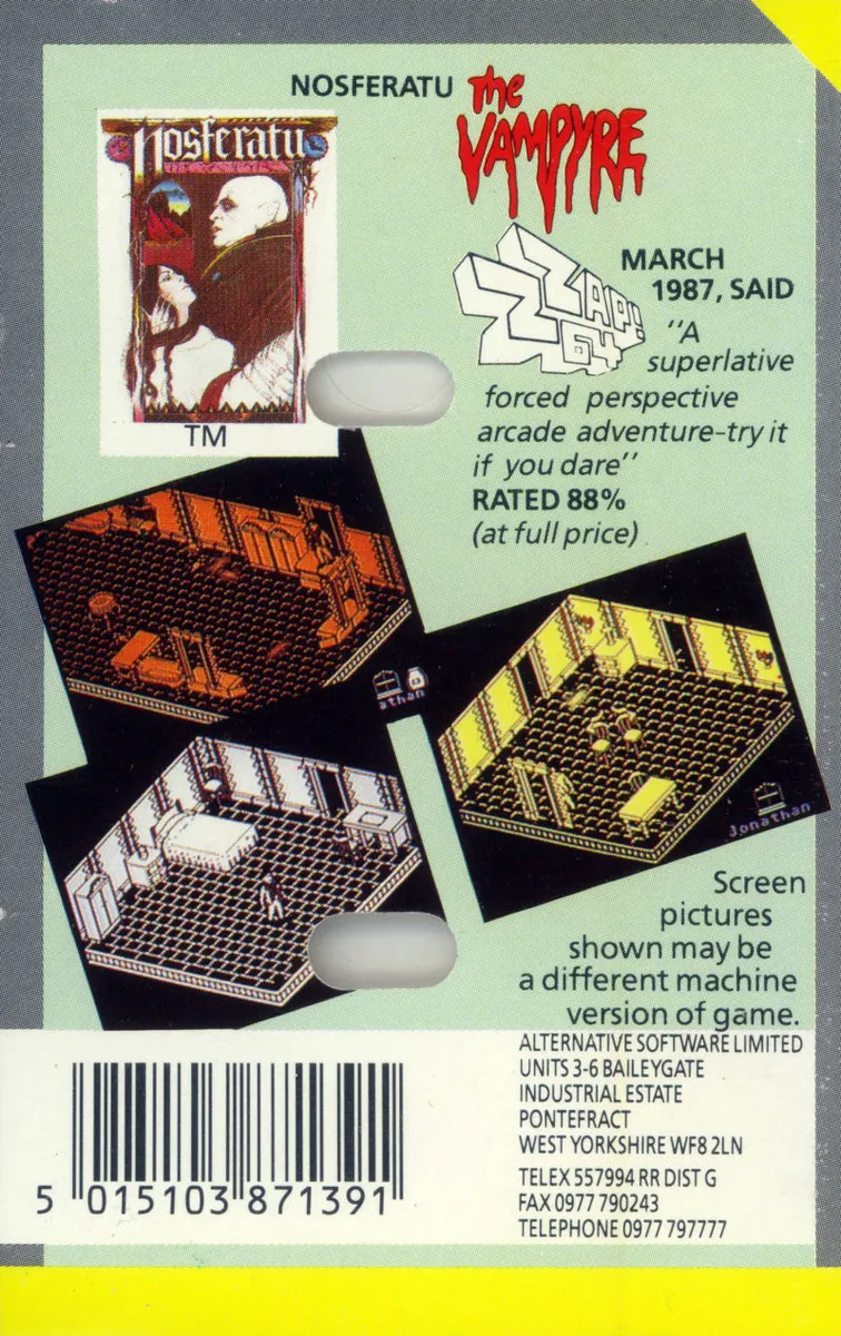 Nosferatu the Vampyre box back