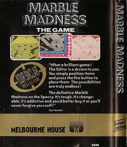 Marble Madness: Deluxe Edition box back
