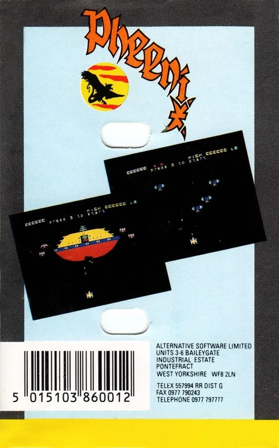 Pheenix box back