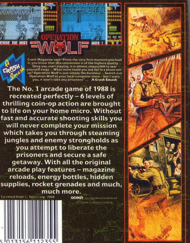 Operation Wolf box back